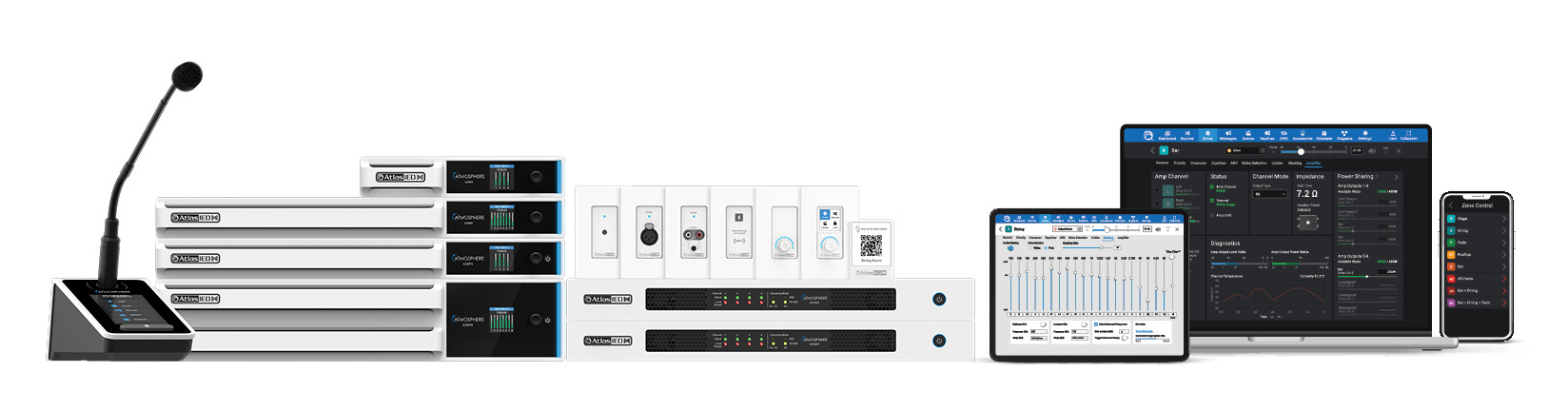 AtlasIED Announce Digital Audio Reimagined and Signal Processors, Atmosphere Accessories, Amplifiers
